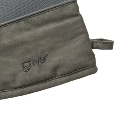Gant de cuisine silicone et coton, Gris
