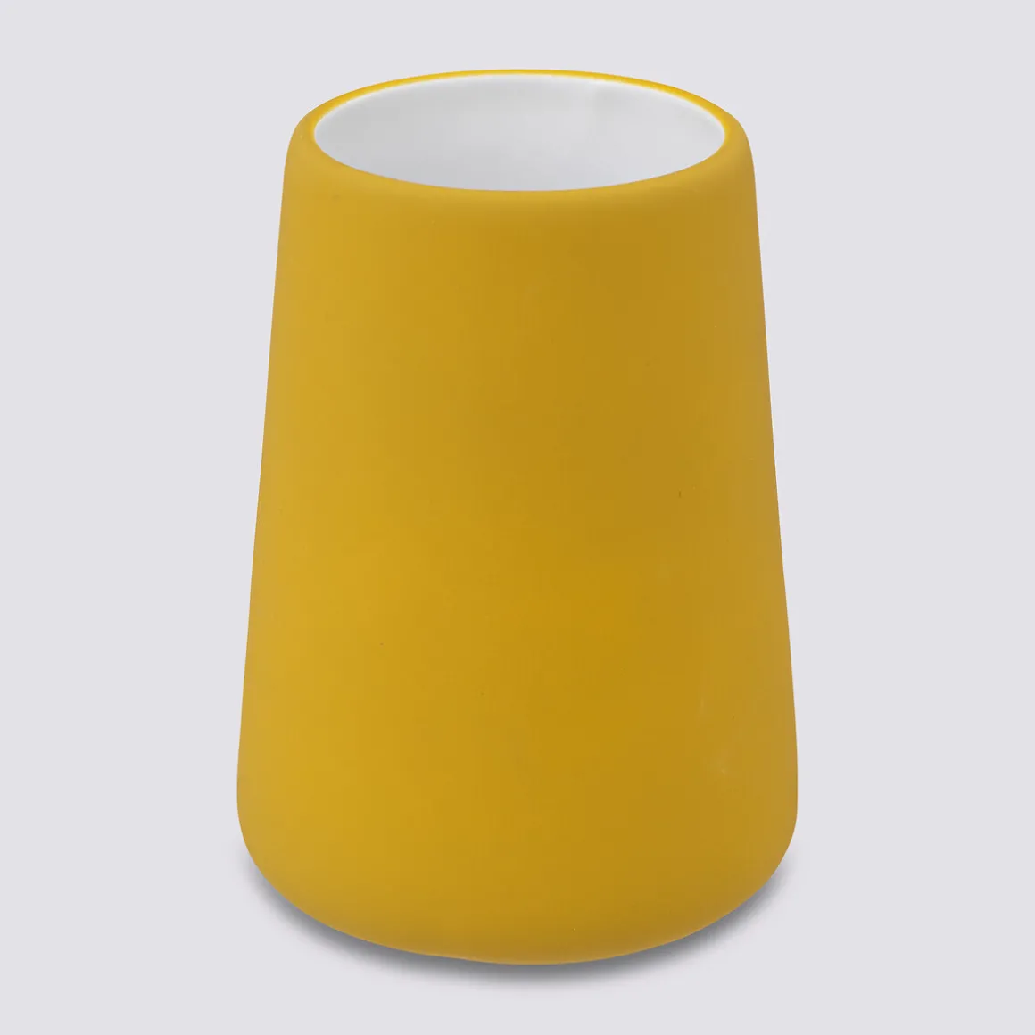 Gobelet en céramique, Jaune moutarde