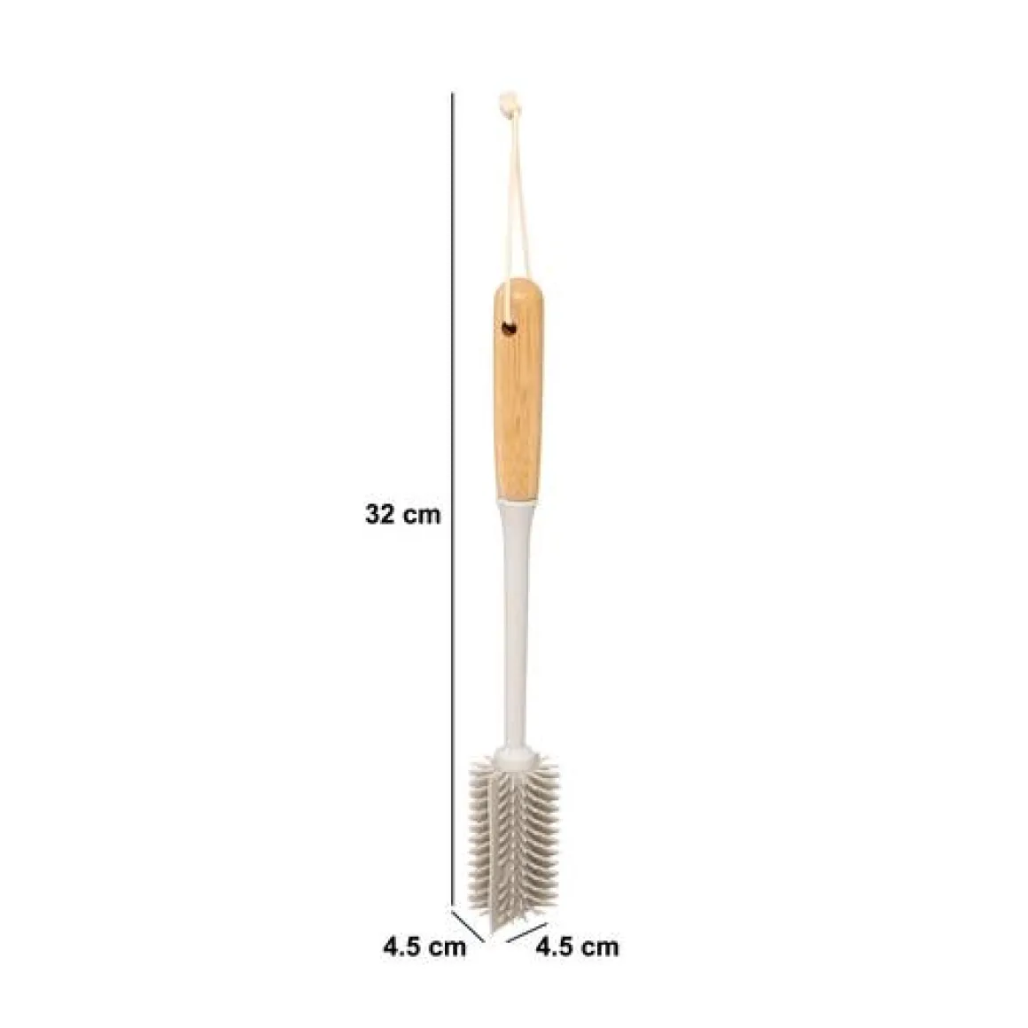 Goupillon, H.32 cm, Gris