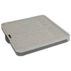 Égouttoir avec rack extensible, Gris