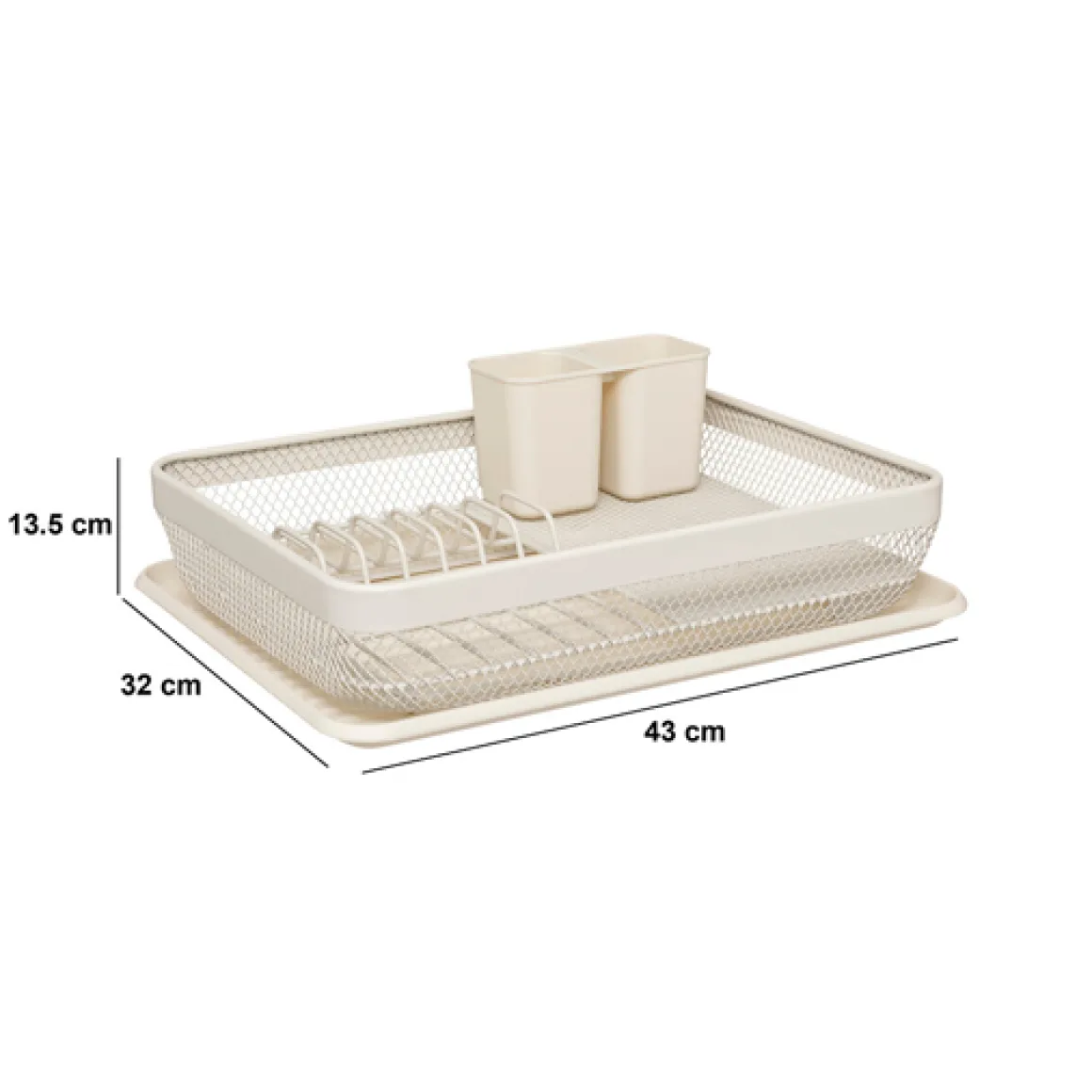 Égouttoir en plastique, Beige