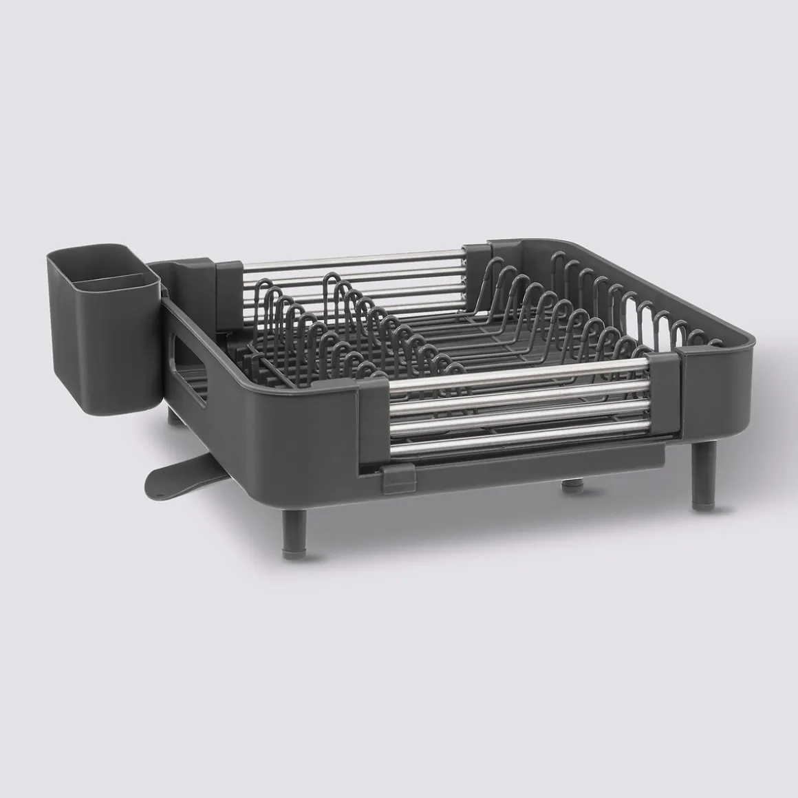 Égouttoir extensible 12 assiettes, Gris