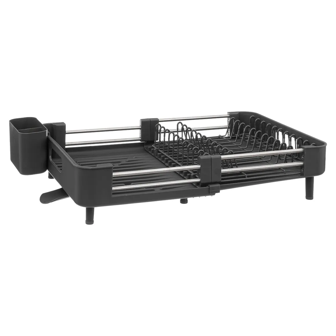 Égouttoir extensible 12 assiettes, Gris