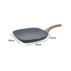 Grill Aluminium forgé, 28 cm