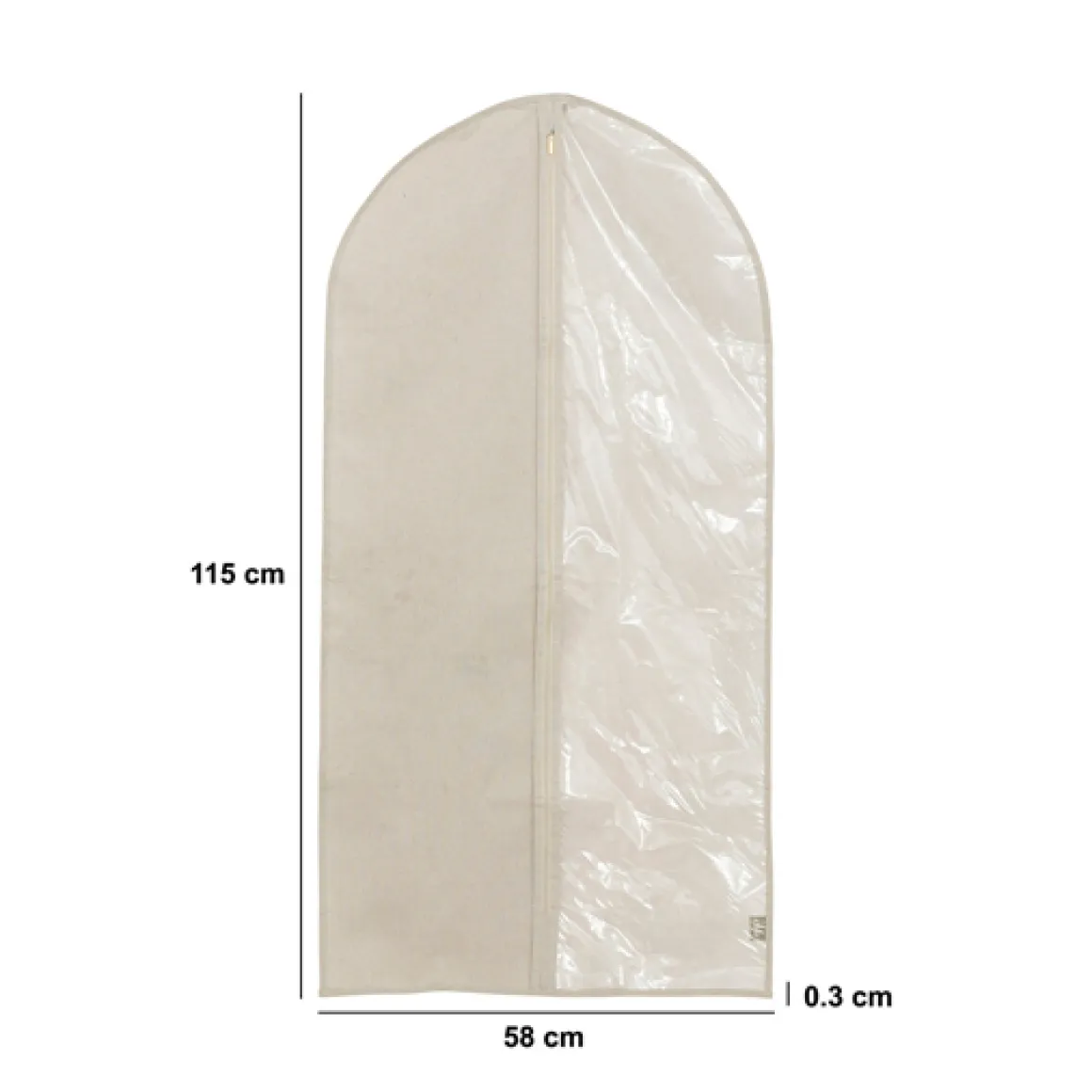 Housse de rangement pour vêtement, 115x58 cm