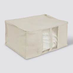 Housse de rangement souple, 60x30 cm, Beige