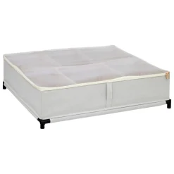 Housse de rangement sous lit, L.66 cm, Beige
