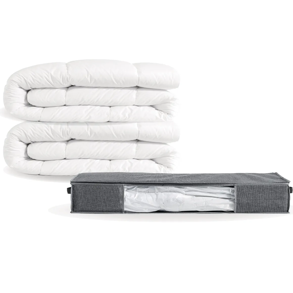 Housse rangement sous vide lit 100x45x15cm