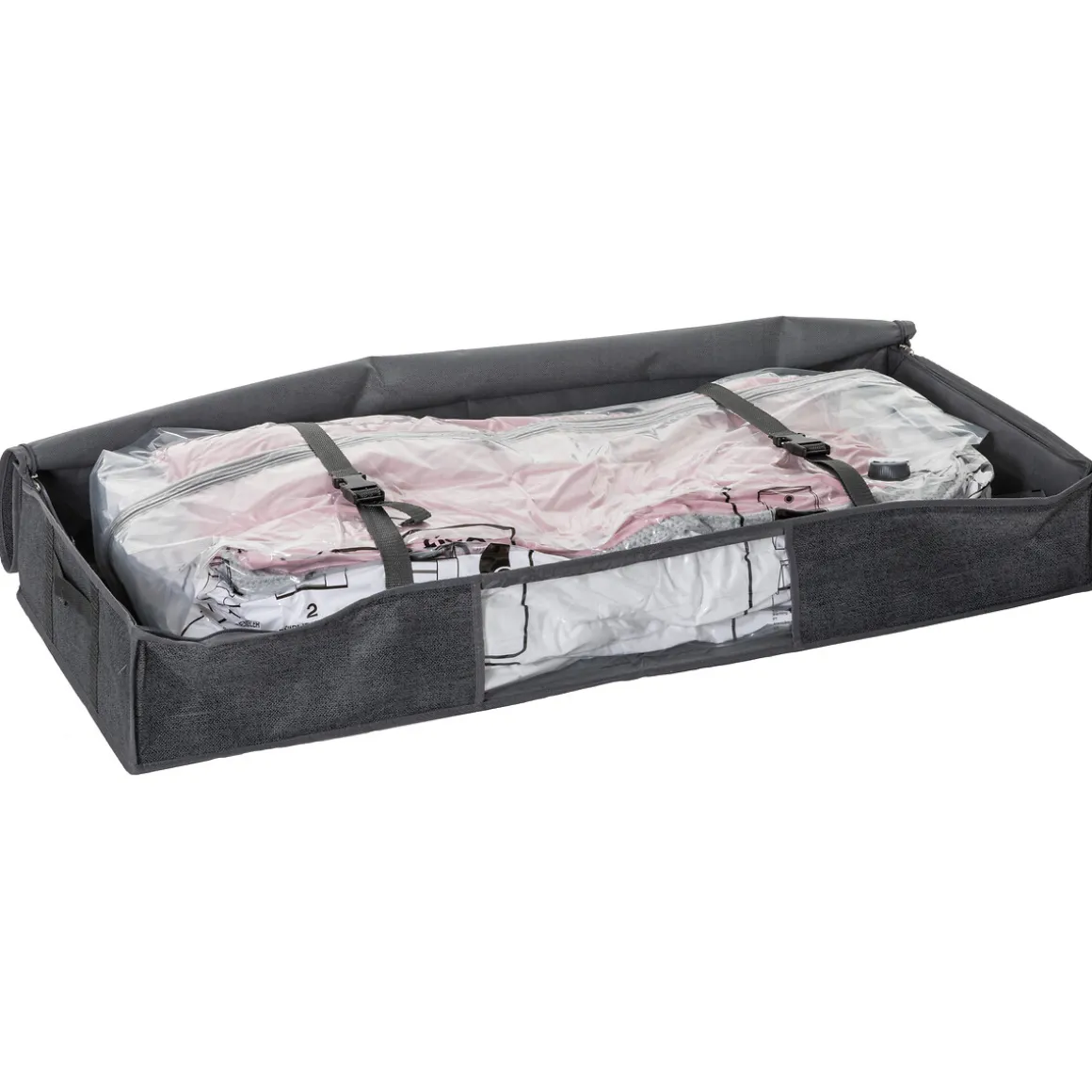 Housse rangement sous vide lit 100x45x15cm