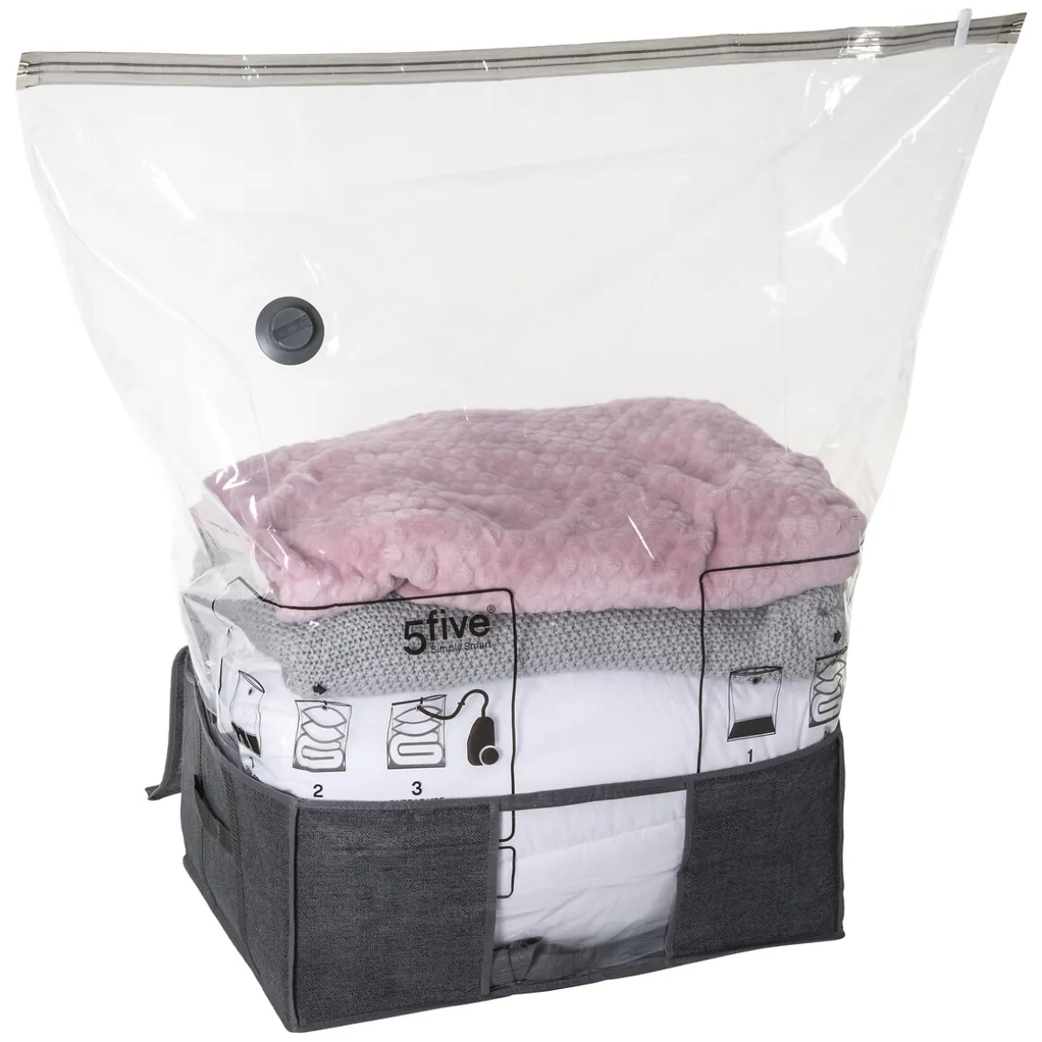 Housse rangement sous vide 60x45x25cm