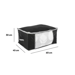 Housse rangements lit petit modèle, Noir