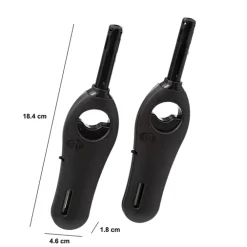 Lot de 2 allume-gaz rechargeables, Noir