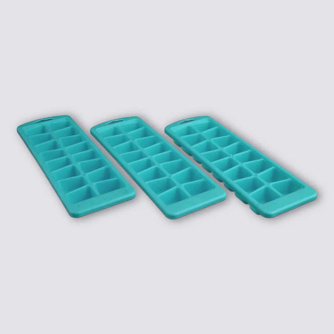Lot de 3 bacs à glaçons