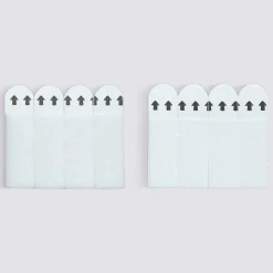 Lot de 8 bandes de fixation murales, 2kg max.
