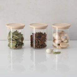 Lot de 9 bocaux de conservation hermétiques en verre 350ml