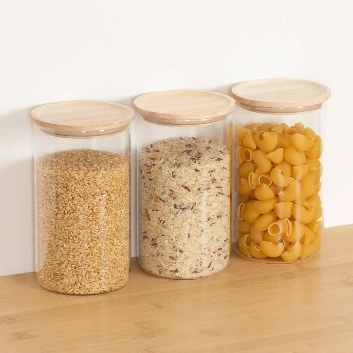 Lot de 3 bocaux, 1L
