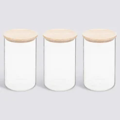Lot de 3 bocaux, 1L