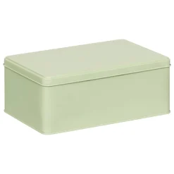 Lot de 3 boîtes de rangement, L.31/20,5 cm, Vert Clair