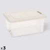 Lot de 3 boîtes de rangement 16L