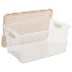 Lot de 2 boîtes de rangement 30L