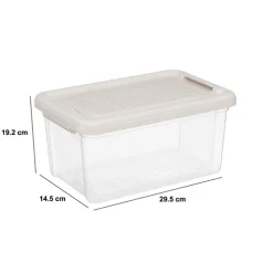 Lot de 3 boîtes de rangement 5L