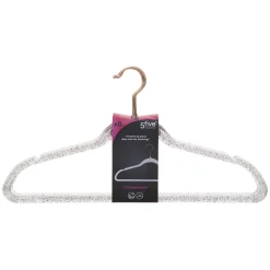 Lot de 8 cintres antidérapants plastique