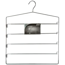 Lot de 5 cintres pantalons en métal