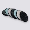 Lot de 7 cotons lavables, Microfibre