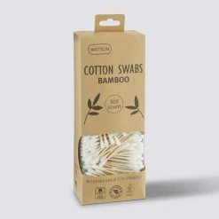 Lot de 500 cotons-tiges, Bambou