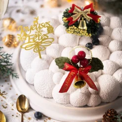 Lot de 4 décorations pâtisserie