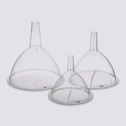 Lot de 3 entonnoirs en plastique