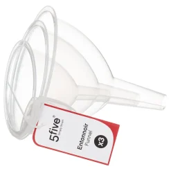 Lot de 3 entonnoirs en plastique