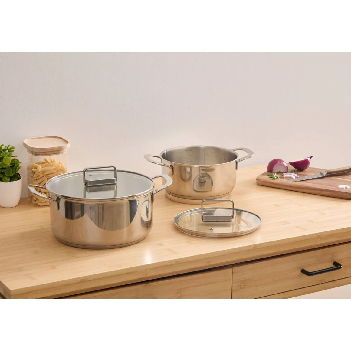Lot de 2 faitouts, 20/24 cm