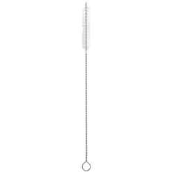 Lot de 6 pailles avec goupillon en inox