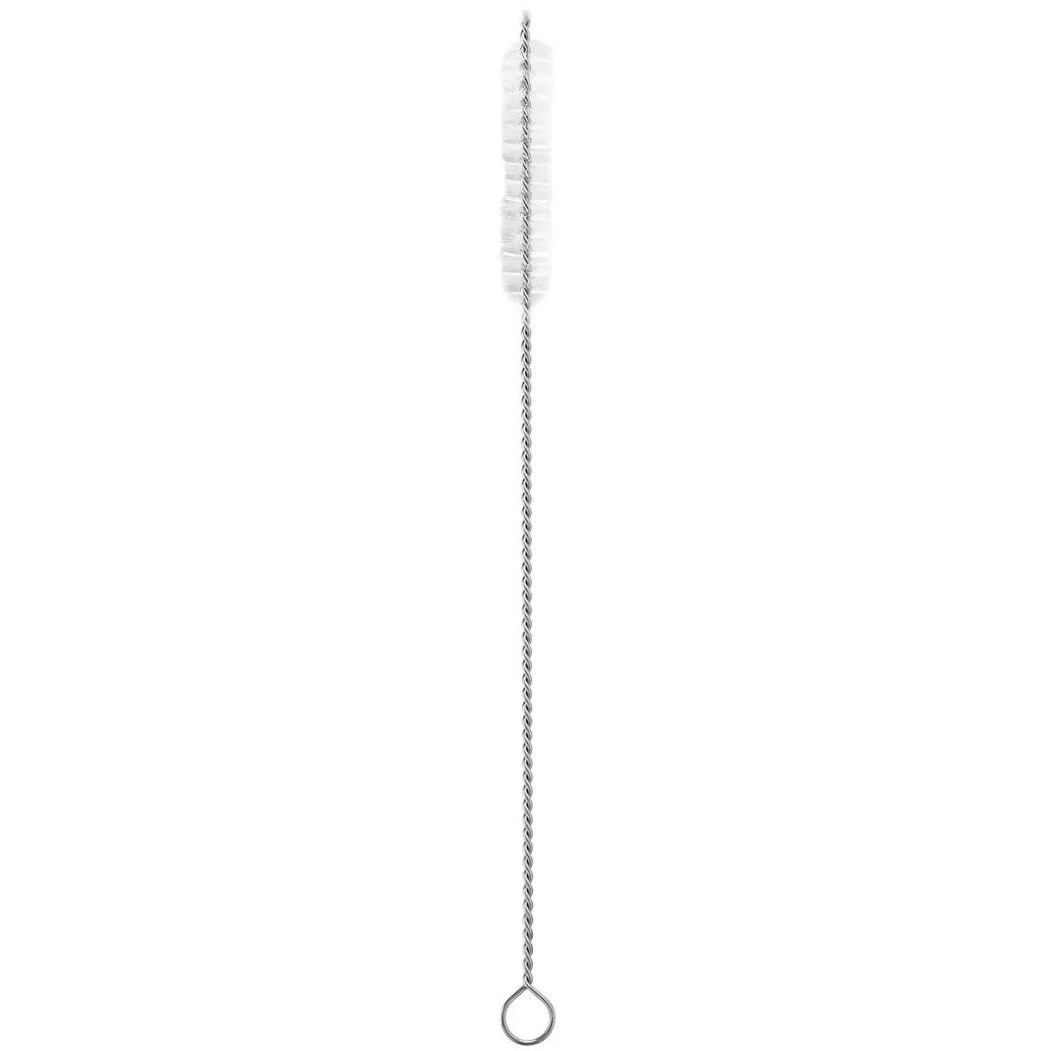 Lot de 6 pailles avec goupillon en inox