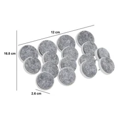 Lot de 16 patins cloutés