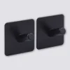 Lot de 2 patères adhésives 1 tête