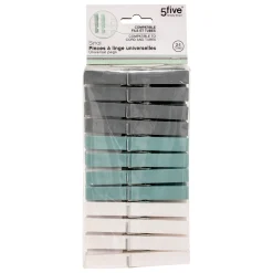 Lot de 24 pinces à linge