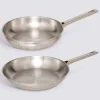 Lot de 2 poêles, 24/28 cm