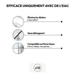 Lot de 10 éponges magiques
