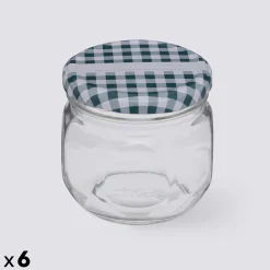 Lot de 6 pots à confiture 0,3L