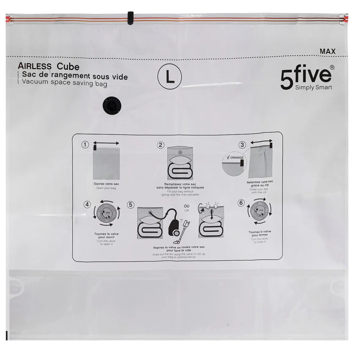 Lot de 2 sacs compresseurs