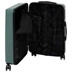 Lot de 3 valises 8 roues, H.77/67/55 cm, Vert