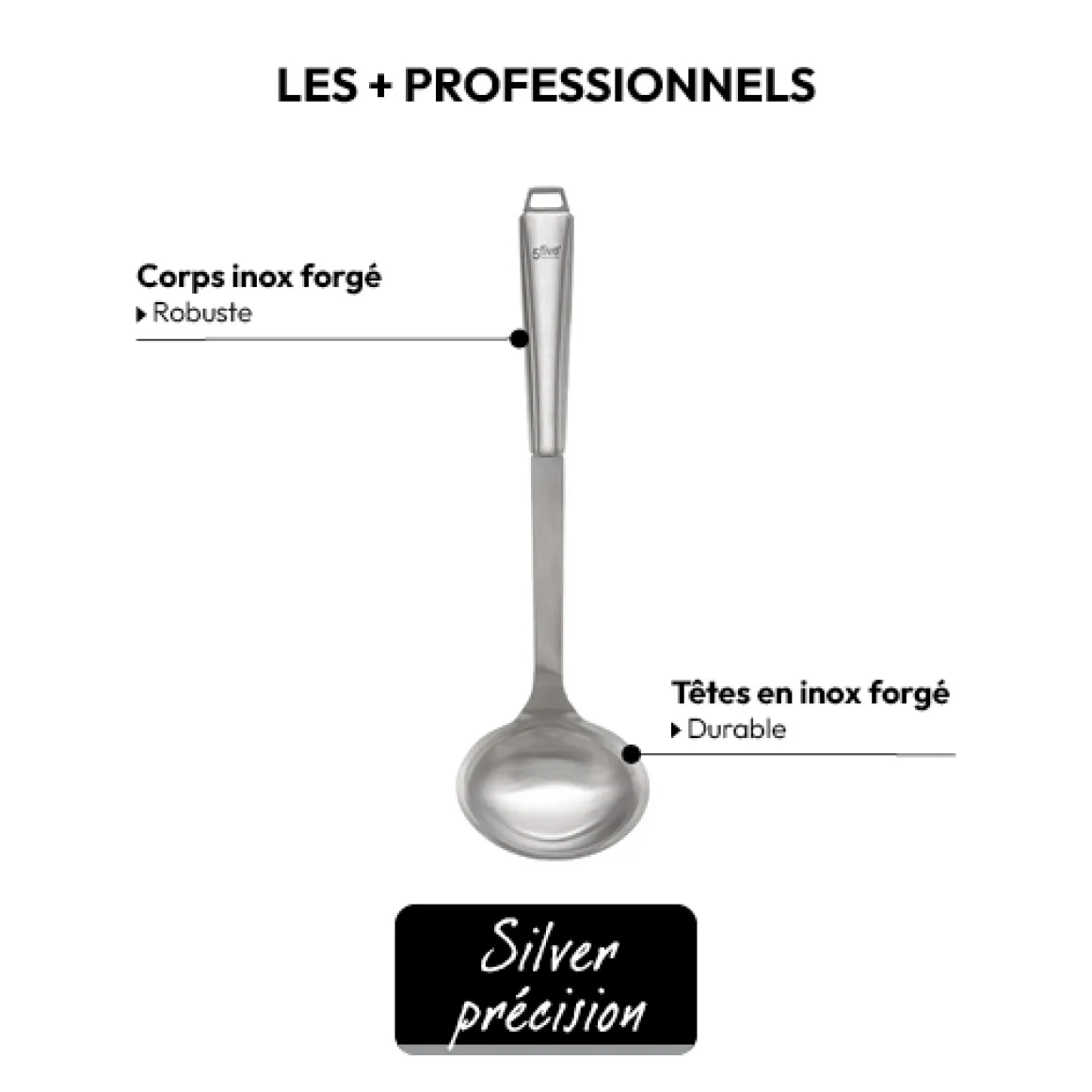 Louche en inox