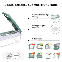 Mandoline multi-découpe 10 pièces