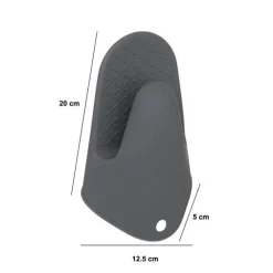 Manique en silicone, Gris