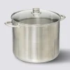 Marmite inox avec couvercle 13L