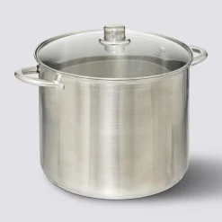 Marmite inox avec couvercle 13L