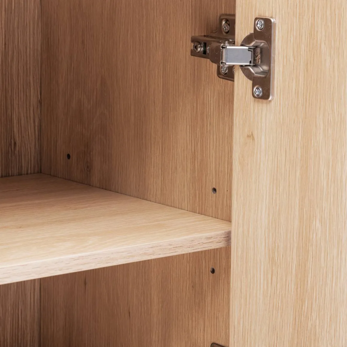 Meuble bas 1 porte, Beige