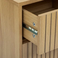 Meuble bas 2 portes, Effet bois naturel